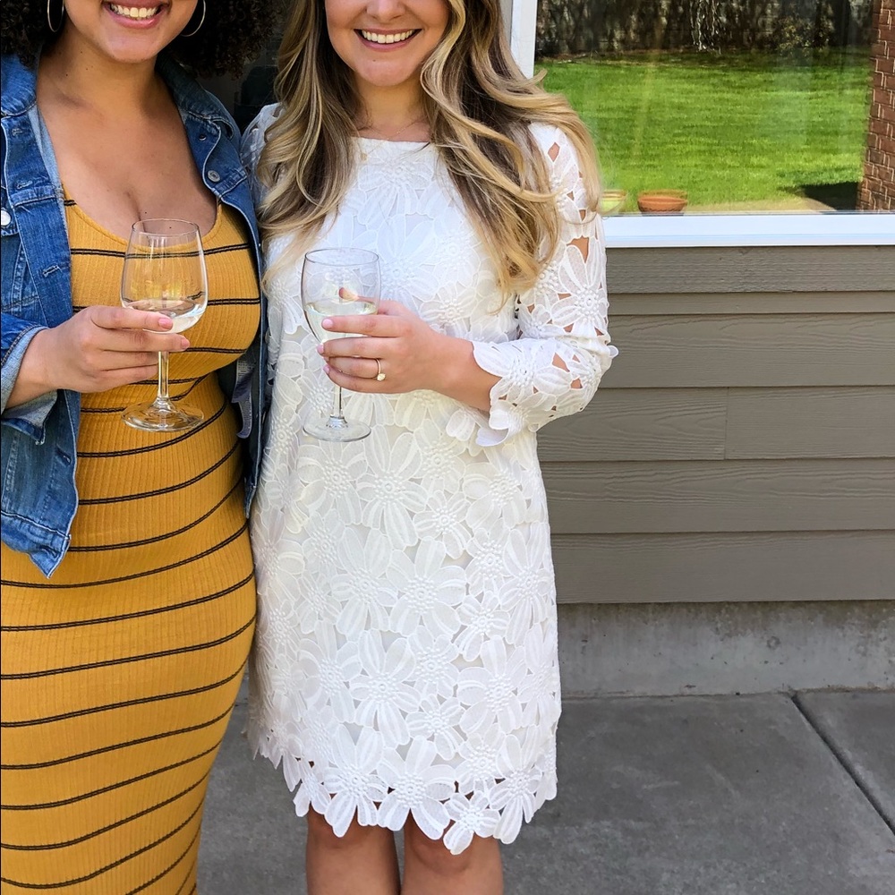 Felicity and Coco Floral Lace Shift Dress